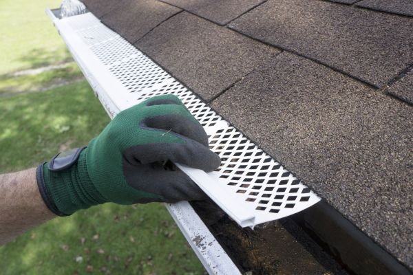 Gutter Filter Installation in Clover